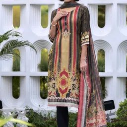SHREE LAXMINARAYAN EXPORT Ethnic Motifs Printed Kurta With Trousers & Dupatta-picture-32
