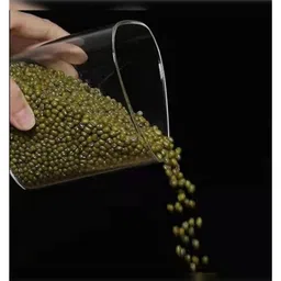 Femora Triangle Borosilicate Glass Jar for Kitchen Storage Air Tight Containers for Kitchen Storage Pack of 2 - 600 ml image 2