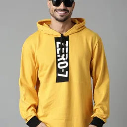 LEWEL Men Printed Hooded Sweatshirt-picture-16