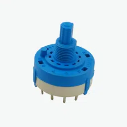 2 Pole 5 Way 26 mm Rotary Switch - 5A 250V AC-picture-12