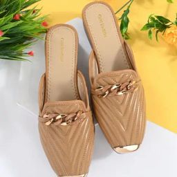 Clog London Women's Tan Mule Shoes-picture-10
