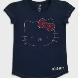 Kidsville Navy Printed T-Shirt-picture-33