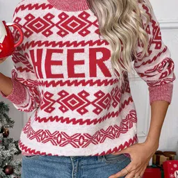 StyleCast x Revolte Women Geometric Printed Round Neck Pullover-picture-38