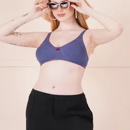 LARIX Solid All Day Comfort Full Coverage Light Weight Non Padded Bra image 4