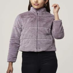 Honey by Pantaloons Purple Self Pattern Jacket-picture-29