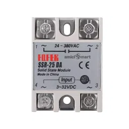 amiciSmart Solid State Relay 25 Amp 3-32 V DC Input, Controls 24-380 V AC Devices, 1xSSD-RLY-25A-picture-33