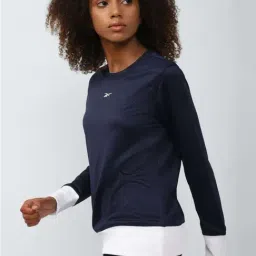 Reebok Navy Regular Fit Sweatshirt image 3
