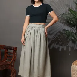 UnaOne Round Neck Top & Skirt Co-Ords-image-29
