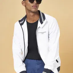 Urban Ranger by Pantaloons White Regular Fit Jacket image 4