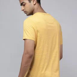 U.S. Polo Assn. Denim Co. Men Brand Logo Printed Pure Cotton Slim Fit T-shirt image 3
