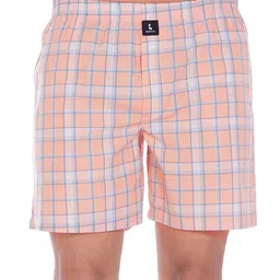 BENOVA Pack Of 2 Checked Pure Cotton Boxers BNV-24-25-P2-S image 2