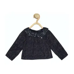 Allen Solly Junior Black Embellished Full Sleeves Top-image-11