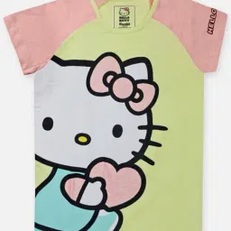 Kidsville Light Green Printed T-Shirt-picture-17