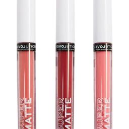 Makeup Revolution Relove Super Matte Liquid Lip Set - Kiss-picture-11