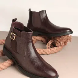 Carlton London Men's Brown Chelsea Boots-image-86