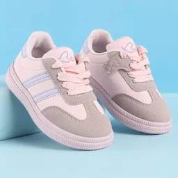 Babyoye Lace Up Casual Shoes - Pink-image-60