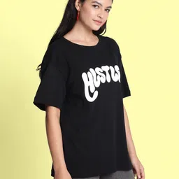 Bene Kleed Women Printed Drop-Shoulder Sleeves T-shirt-picture-19