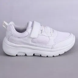 Pine Kids School Shoes with Velcro Closure -White image 4