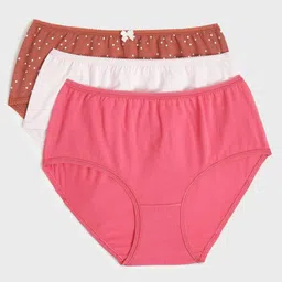 Marks & Spencer Pack Of 3 Hipster Briefs T613012KBURNT SIENNA image 2