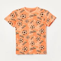 Fame Forever by Lifestyle Boys Light Coral Cotton T-Shirt-picture-7