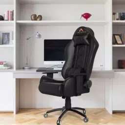 ASE Gaming Gold Series Gaming Chair with 180 Degree Recline (Full Black) image 3