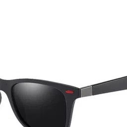 Eyedens Unisex Square Sunglasses Wayf_red_PL-Black image 4