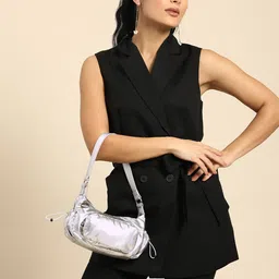 DressBerry Textured Structured Shoulder Bag image 1