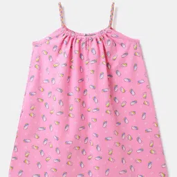 United Colors of Benetton Kids Pink Printed Dress-picture-21