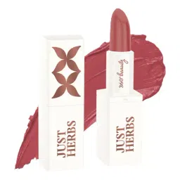 JUST HERBS Herb Enriched Ayurvedic Lipstick 08 Margee (Rose Brown) - 1.8 gm-picture-18