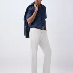 WES Casuals by Westside Navy Relaxed-Fit Denim Shirt image 3