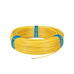 Standard by Havells WSFFDN 4 sq mm 1 Core HTR Flame Retardant Cable Yellow (Roll of 90 m)-picture-24
