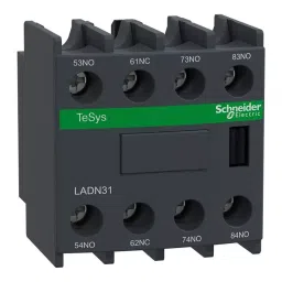 SCHNEIDER ELECTRIC Contactor Auxiliary Contacts CONTACT BLOCK, 3NO/1NC, LADN31-picture-16