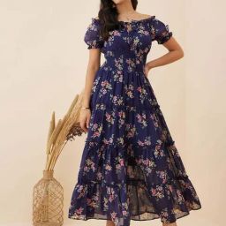 Rare Navy Printed Maxi Dress-picture-35