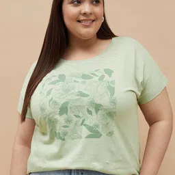 Nexus by Lifestyle Women Floral Printed Extended Sleeves T-shirt-picture-32