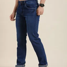 HERE&NOW Men Smart Light Fade Stretchable Jeans image 4