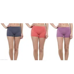 vfyn (Pack of 3-Random Colour) Ladies Panties/Boyshort image 2