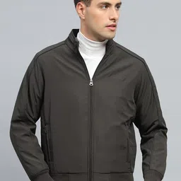Monte Carlo Men Mock Collar Solid Casual Padded Jacket-picture-18