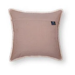 BELIHODE Brown Embroidered Cotton Square Cushion Covers image 2