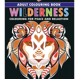 junior diamond Wilderness : Colouring Book for Adults (Colouring for Peace and Relaxation)-picture-19