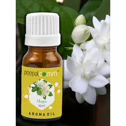 PEEPALCOMM White & Brown Leaf Pattern Electric Kapoordani With Mogra Oil-10 ml image 4