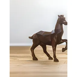 MISS PEACH Brown Classic Glossy Birds And Animals Showpiece-picture-30