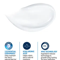 CeraVe Moisturizing Cream with Ceramides & Hyaluronic Acid for Dry & Very Dry Skin - 340 g image 4