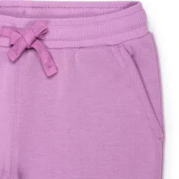 ALAN JONES Premium Cotton Knit Text Printed Sweatpant - Purple image 4