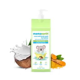 Mamaearth Coco Soft Body Wash For Babies With Coconut Milk & Turmeric image 2