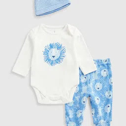 mothercare Infant Printed Pure Cotton Baby Apparel Gift Set-image-38