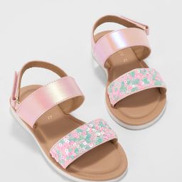 Pantaloons Junior Girls Embellished Open Toe Flats-picture-44