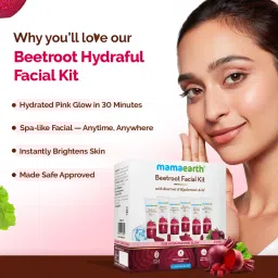 Mamaearth Beetroot & Hyaluronic Acid Facial Kit image 2