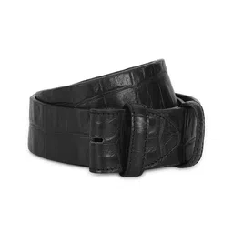 ELLIOT RHODES Men Textured Leather Belt-image-61