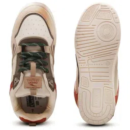 Asian Men's TANGO-01 Cream & Beige Sneakers image 4