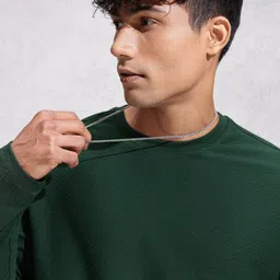 WROGN Self-Design Drop-Shoulder Sleeves Oversized T-shirt image 2